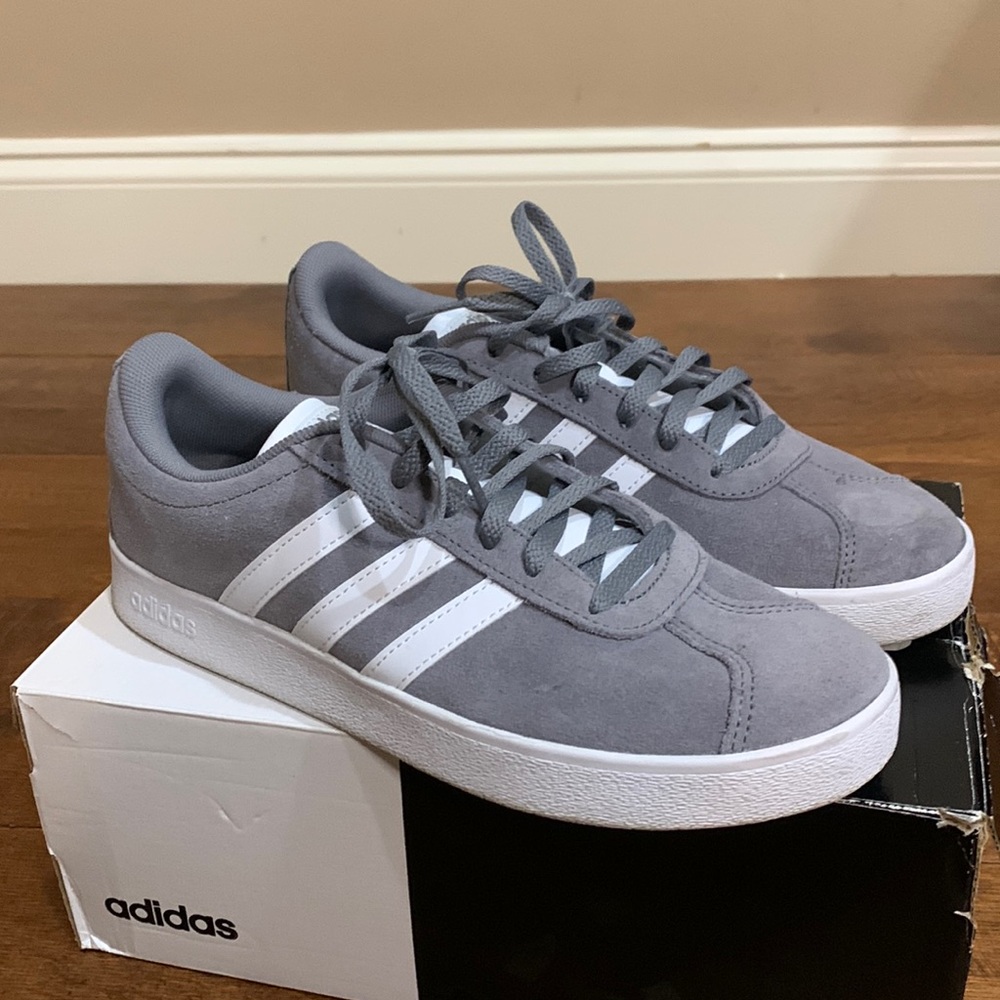 Junior’s suede Adidas sneakers